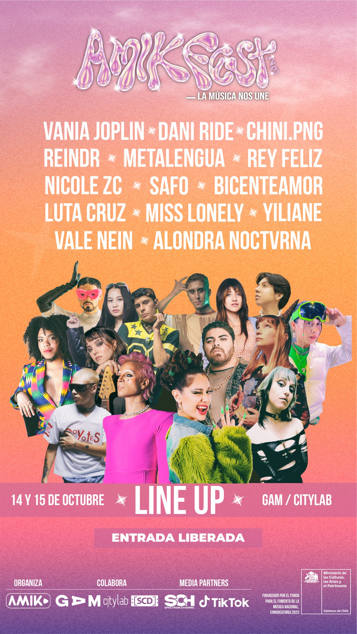 “la Música Nos Une” Amik Fest 2023 Confirma Su Cartel – Música Chilena